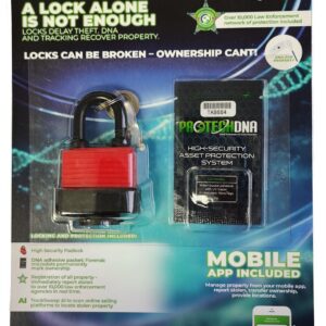 Lock & Load It High Security Padlock with DNA property Prortection