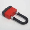 Red Padlock on side with shackle open
