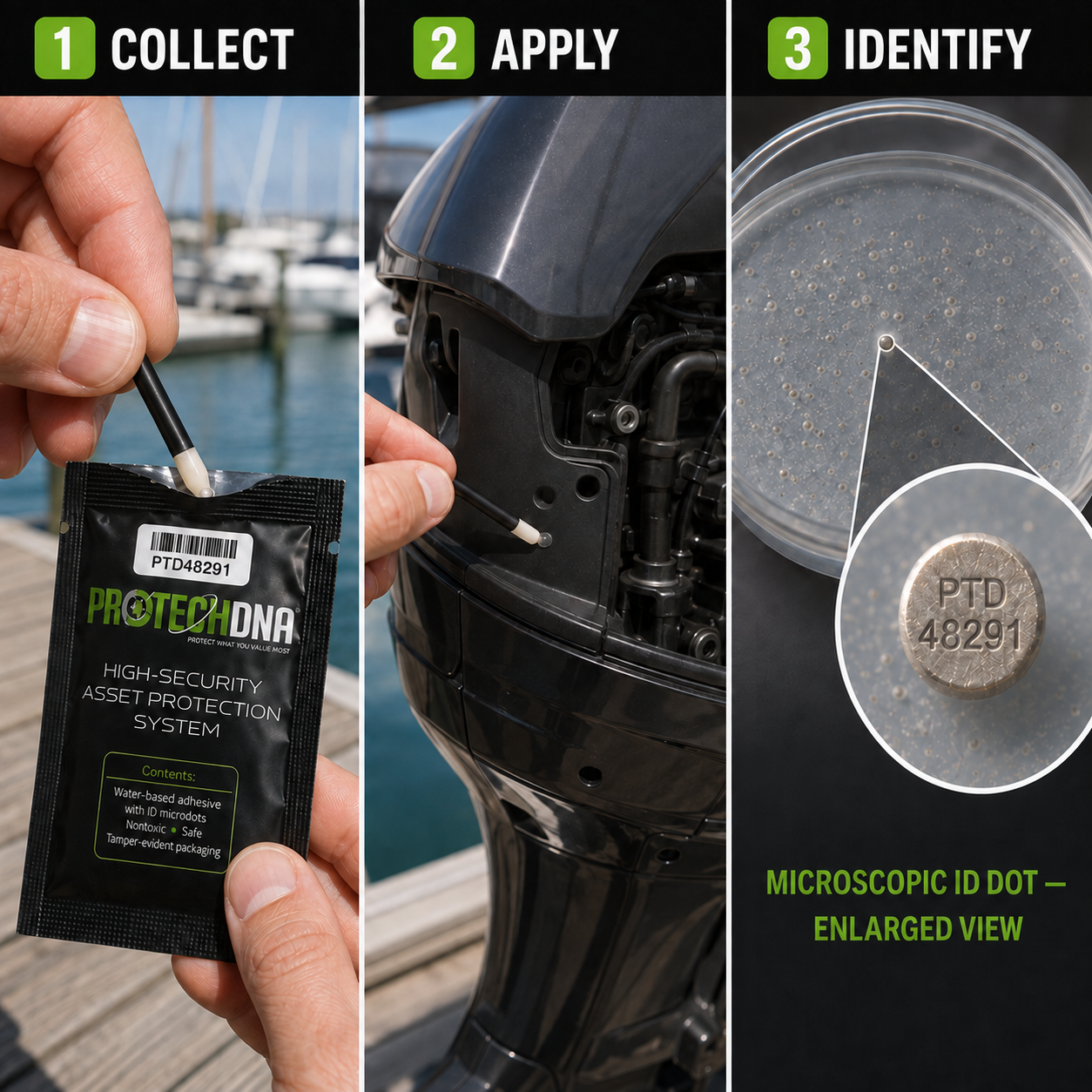 DNA application outboard motor