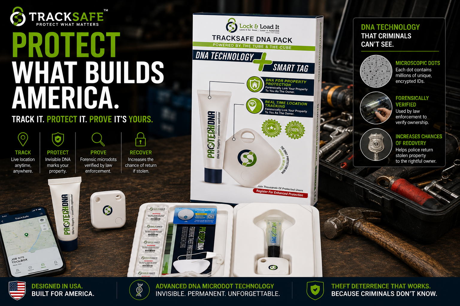 TrackSafe™ DNA Pack + Smart Tag Property Protection System - Image 4