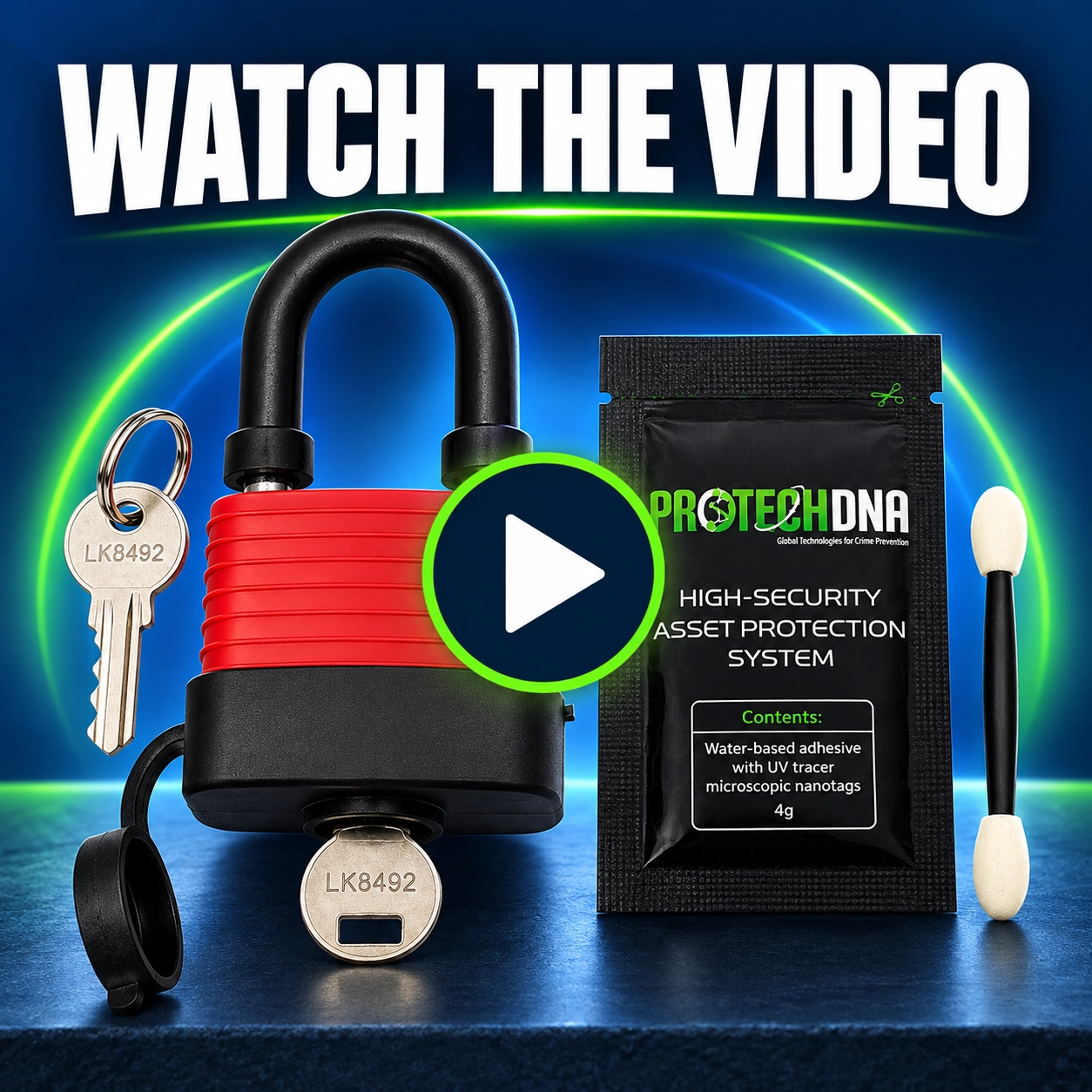 TrackSafe™ High-Security Padlock with DNA Property Protection - Image 11
